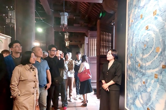 Installation exhibition showcases culture of ancient Thang Long Citadel