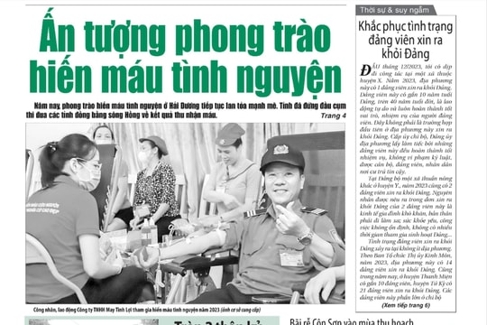 Xem gì trên báo Hải Dương ngày 15/12?