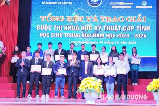 6 dự án đoạt giải nhất Cuộc thi Khoa học, kỹ thuật dành cho học sinh trung học