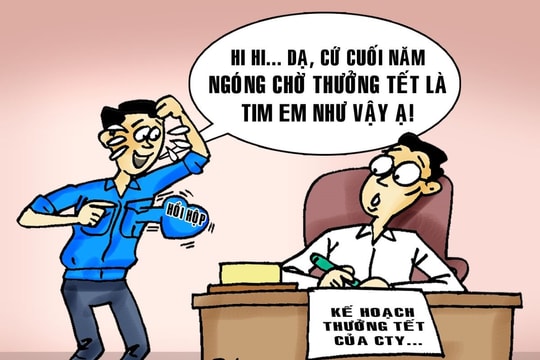 Hồi hộp chờ thưởng Tết