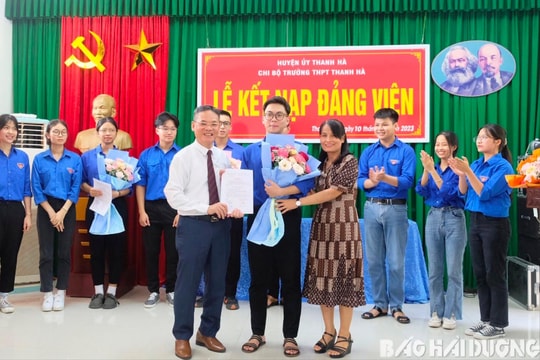 Hải Dương kết nạp đảng viên vượt 4% chỉ tiêu