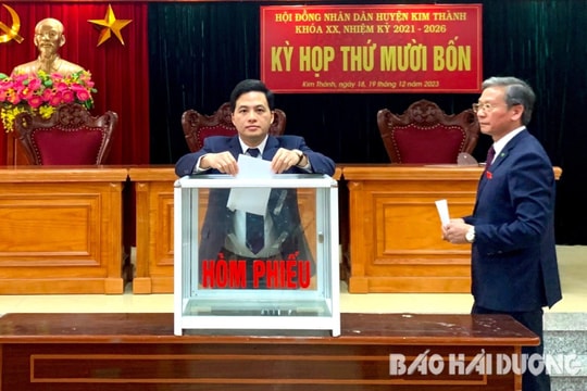 Kết quả lấy phiếu tín nhiệm tại HĐND huyện Kim Thành ra sao?