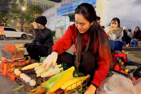 Vất vả lao động trong giá rét