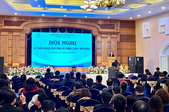 Thanh tra tỉnh Hải Dương tập huấn nghiệp vụ công tác phòng chống tham nhũng