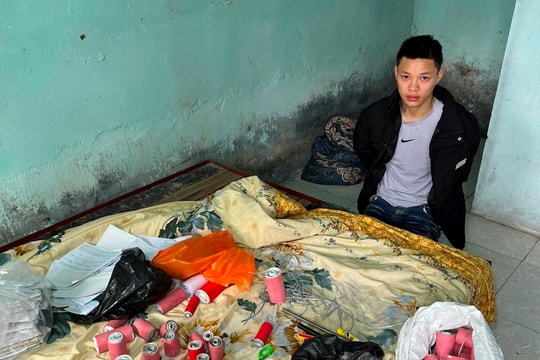 Khởi tố thanh niên sản xuất trái phép 20,5 kg pháo nổ