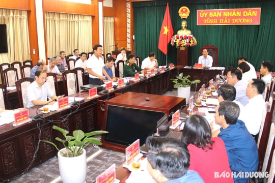 Khẩn trương hoàn thiện thủ tục thực hiện dự án Trung tâm Logistics, cảng nội địa Ninh Giang