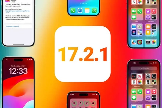 Apple cập nhật bản vá iOS 17.2.1