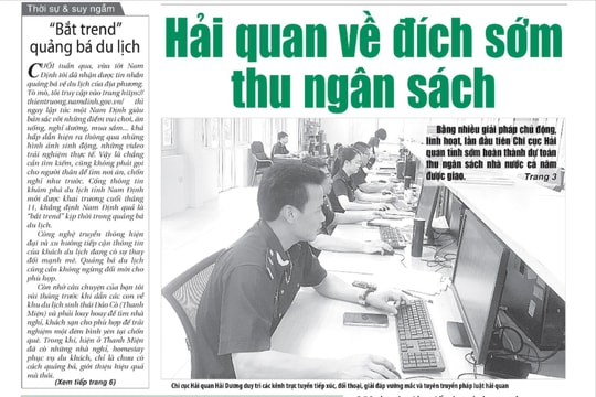 Xem gì trên báo Hải Dương ngày 22/12?