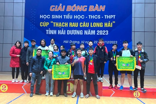 TP Hải Dương giành giải cao tại Giải bóng bàn cúp “Thạch rau câu Long Hải”