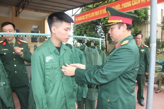 Tỷ lệ thanh niên đủ điều kiện sức khỏe nhập ngũ ở huyện Thanh Miện cao nhất tỉnh