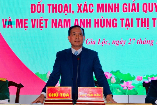 Đối thoại, xác minh giải quyết đơn thư về liệt sĩ tại thị trấn Gia Lộc