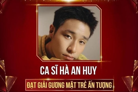 Chàng trai người Hải Dương Hà An Huy đoạt giải thưởng Gương mặt trẻ ấn tượng của VTV Awards 2023 