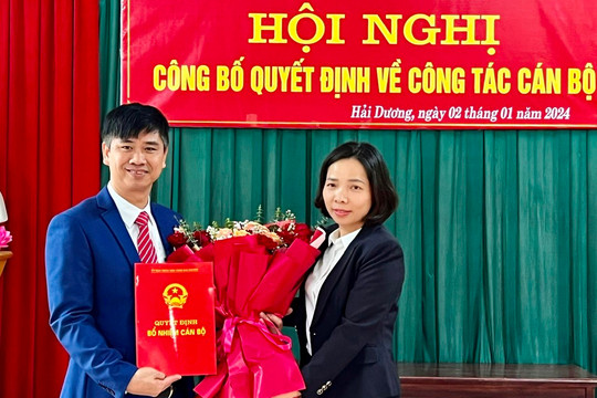 Đồng chí Nguyễn Văn Tuấn giữ chức Phó Giám đốc Bệnh viện Phong Chí Linh