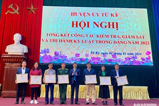 Tứ Kỳ thi hành kỷ luật 2 tổ chức đảng và 74 đảng viên