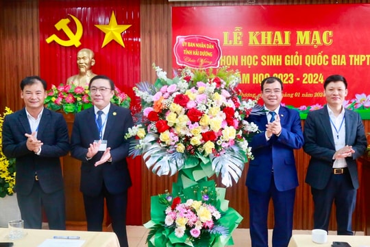 108 thí sinh Hải Dương thi học sinh giỏi quốc gia THPT