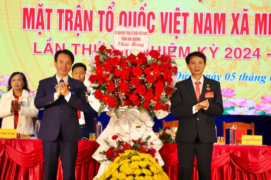 Đại hội điểm MTTQ cấp xã ở Hải Dương thành công tốt đẹp 