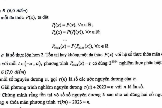 Đề và lời giải môn Toán Kỳ thi học sinh giỏi quốc gia THPT 
