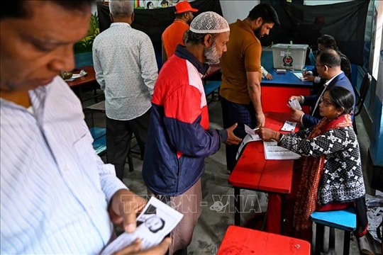 Bangladesh kết thúc tổng tuyển cử, tỷ lệ sơ bộ cử tri đi bỏ phiếu đạt 40%