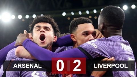 Arsenal 0-2 Liverpool: Liverpool vào vòng 4 FA Cup