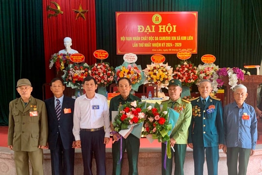 Xã Kim Liên quan tâm đời sống nạn nhân chất độc da cam/dioxin