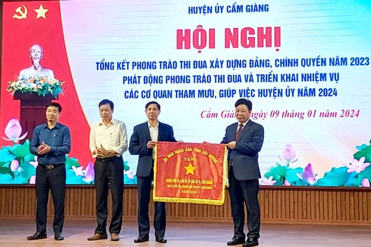 Cẩm Giàng xác định 4 nhiệm vụ trọng tâm trong năm mới