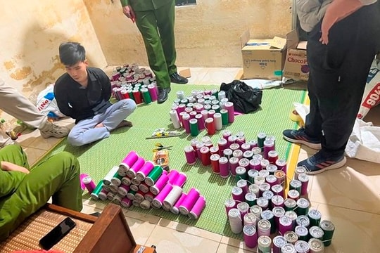 Công an Chí Linh bắt giữ nhiều pháo nổ nhất tỉnh