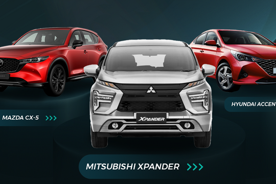 10 mẫu xe bán chạy nhất thị trường ô tô Việt Nam năm 2023