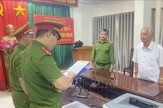Truy tố nguyên Chủ tịch UBND tỉnh Phú Yên Phạm Đình Cự
