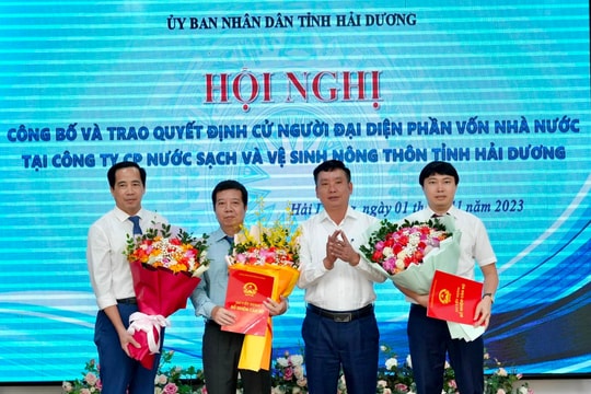 Công ty CP Nước sạch và Vệ sinh nông thôn tỉnh Hải Dương hoàn thành vượt mức các chỉ tiêu