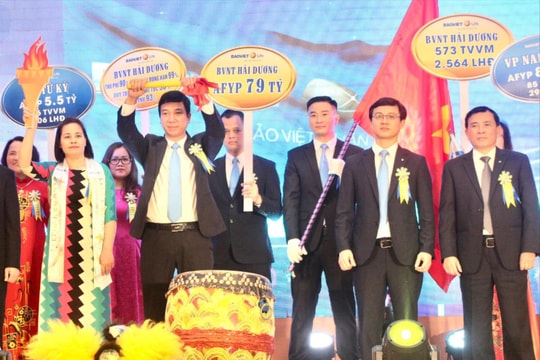 Công ty Bảo Việt Nhân thọ Hải Dương phấn đấu doanh thu khai thác mới đạt 79 tỷ đồng