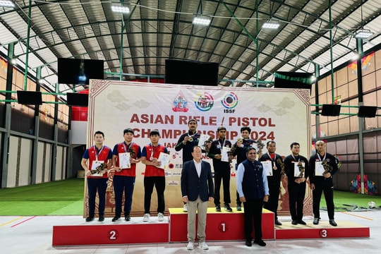 Việt Nam giành thêm huy chương bạc tại Giải bắn súng vô địch châu Á 2024