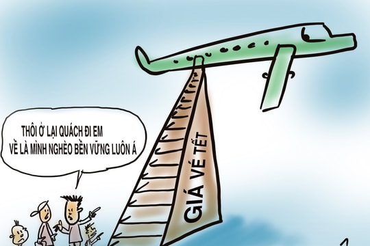 Giá vé máy bay Tết leo thang