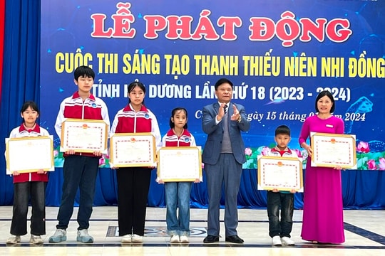 Phát động Cuộc thi Sáng tạo thanh thiếu niên, nhi đồng tỉnh lần thứ 18