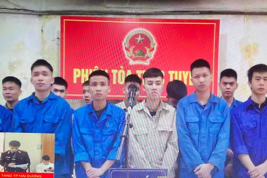 Tuyên án 60 bị cáo gây rối trật tự công cộng, cướp tài sản ở TP Hải Dương