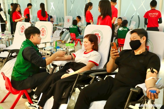 Gần 100.000 lượt người  ở Hải Dương hiến máu tình nguyện