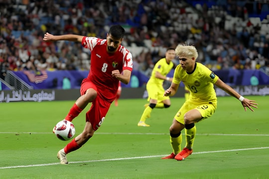 Malaysia thua “tan nát” trước Jordan tại vòng bảng Asian Cup 2023 