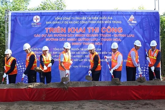 EVN kicks off circuit-3 500kV transmission line sections