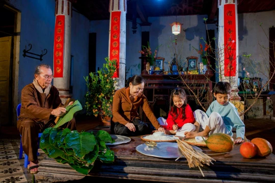 Tái hiện nét đẹp Tết xưa trong ngôi làng cổ 400 năm tuổi ở Hà Nội