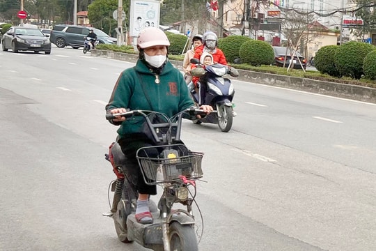 Hải Dương chìm trong giá rét, nhiệt độ xuống thấp 7-9 độ C