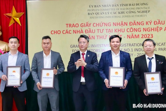 Ban Quản lý các khu công nghiệp tỉnh Hải Dương đồng hành cùng các nhà đầu tư