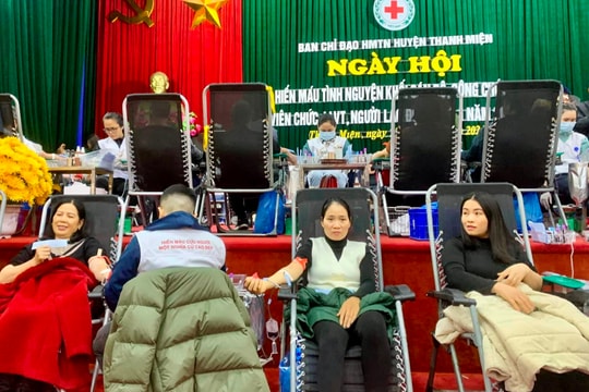 Thanh Miện thu nhận 486 đơn vị máu từ Ngày hội hiến máu tình nguyện