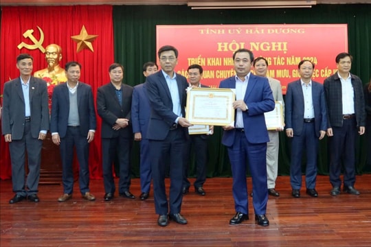 Cấp phó các cơ quan tham mưu, giúp việc Tỉnh ủy Hải Dương không quá 18 người