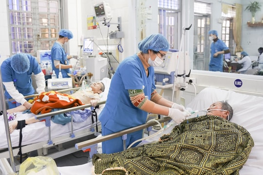 Rét hại, phòng cấp cứu ở Hải Dương quá tải