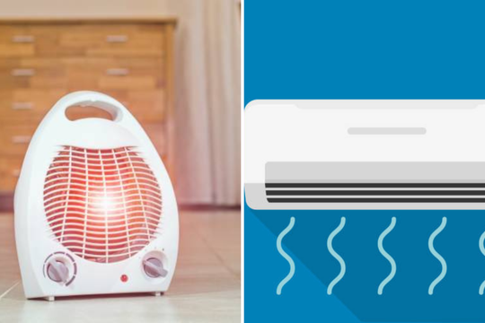 Dùng điều hòa nóng hay máy sưởi tiết kiệm điện hơn?