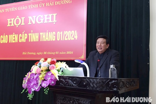 Tập trung tuyên truyền triển khai thực hiện Quy hoạch tỉnh Hải Dương thời kỳ 2021 - 2030, tầm nhìn đến năm 2050