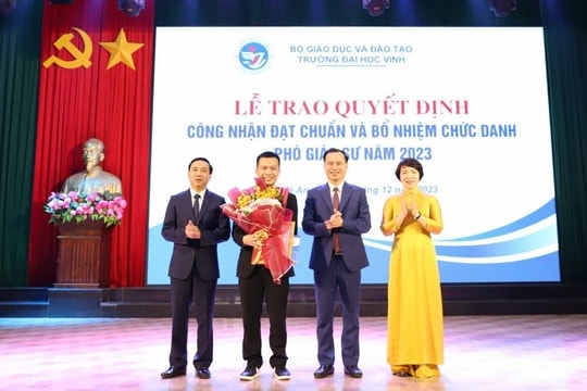 Trong 5 năm, Việt Nam có thêm 2.184 Giáo sư, Phó giáo sư được công nhận