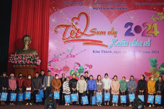 Kim Thành tổ chức chương trình "Tết sum vầy - Xuân chia sẻ" năm 2024