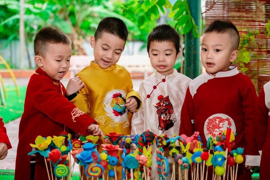 Tết trong trường học ở Hải Dương
