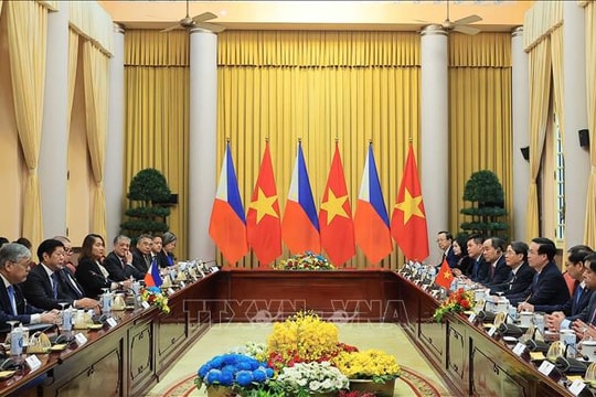 Chủ tịch nước Võ Văn Thưởng hội đàm với Tổng thống Philippines