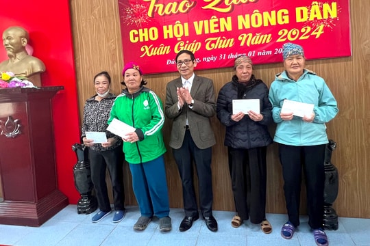 Hội Nông dân tỉnh Hải Dương trao quà Tết cho nông dân nghèo